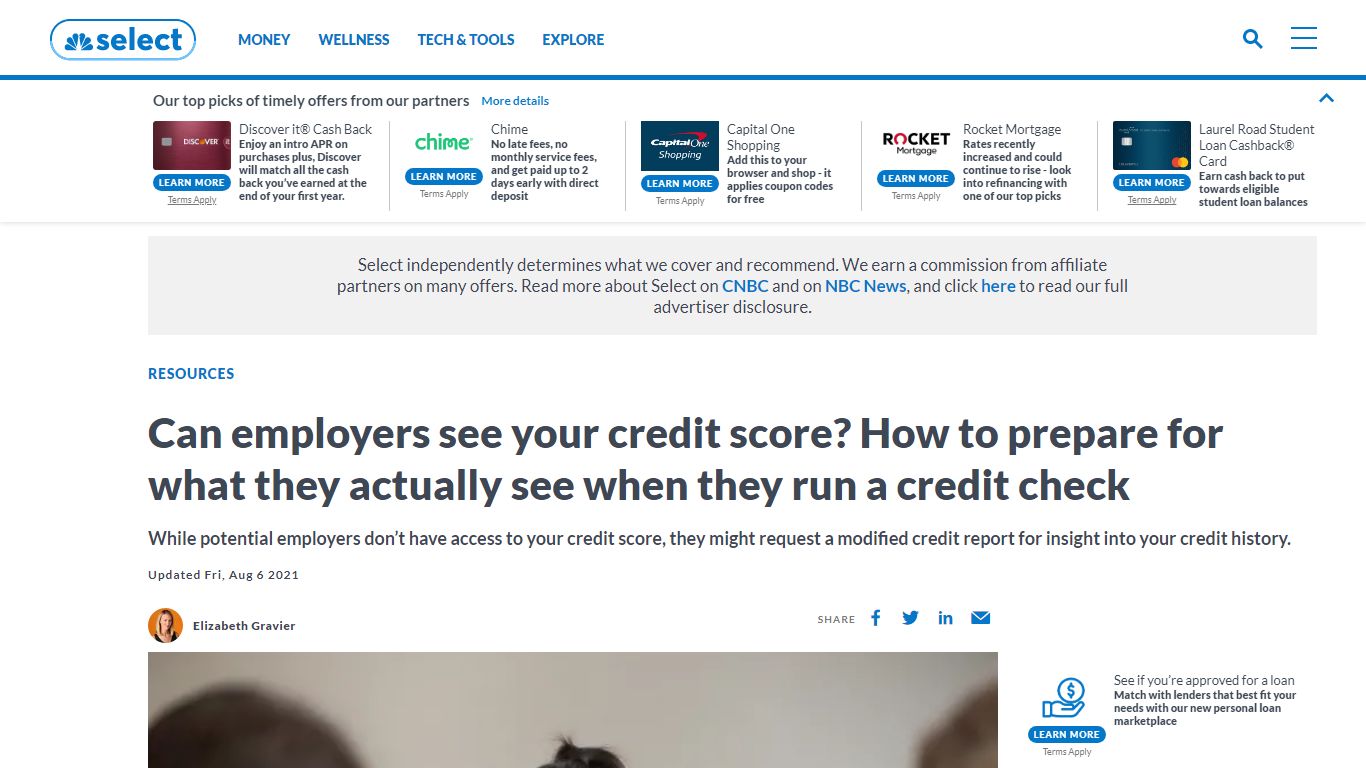 Why employers check your credit score and what they can see - CNBC